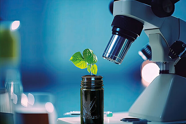 Nachhaltigkeit Mikroskop